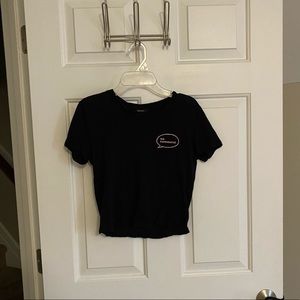Graphic crop top